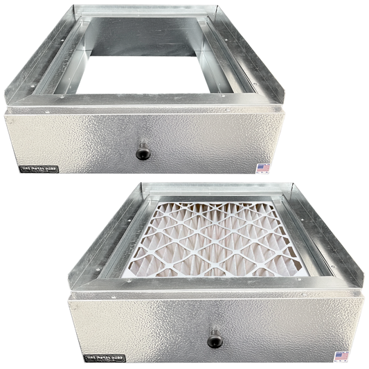 4" Deluxe Magnetic Door Filter Housing With Flanges