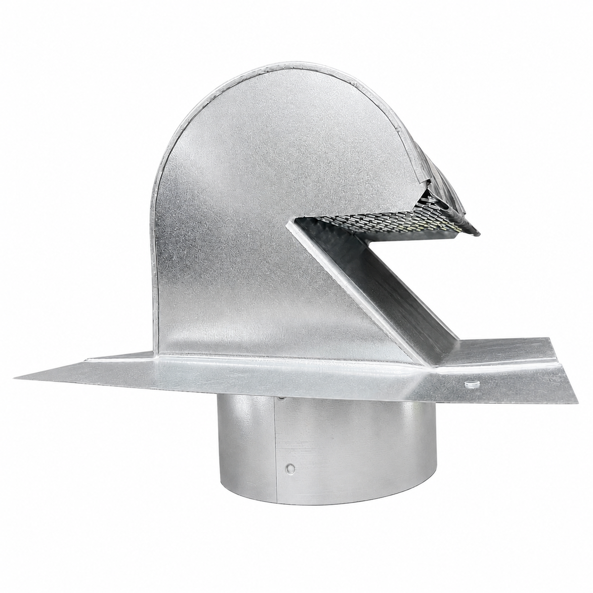 4" collared galvanized steel roof vent