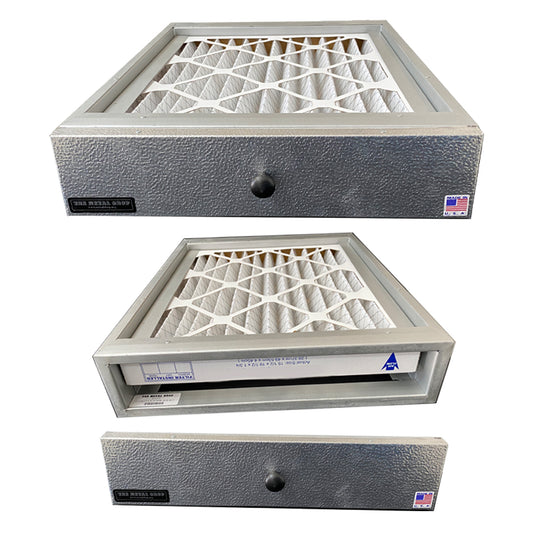 The Metal Shop Filter Housing with Filter in it