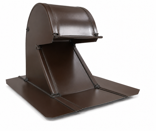 Brown 4-Inch Galvanized Roof Vents