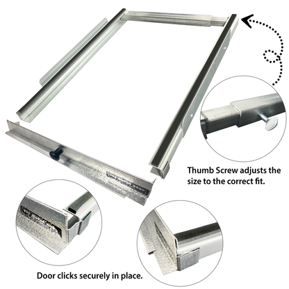 1" Adjustable Filter Rack