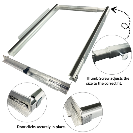 1" Adjustable Filter Rack