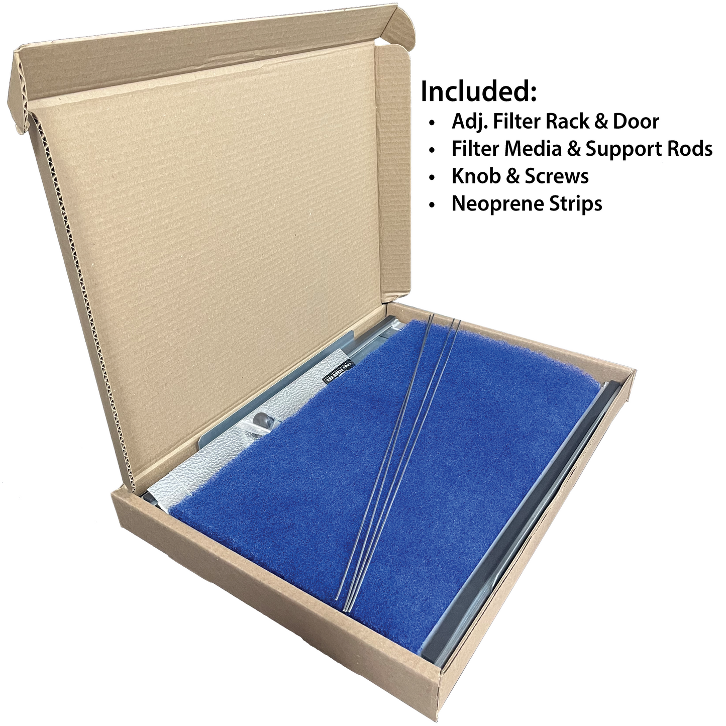 1" Adjustable Filter Rack