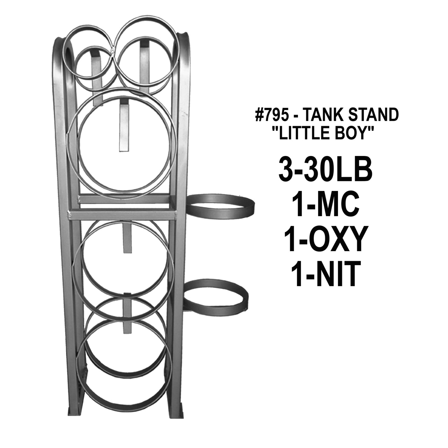 #795 Little Boy Refrigerant Tank Rack
