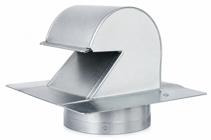 Collared 6-inch G90 galvanized steel GRV roof vent