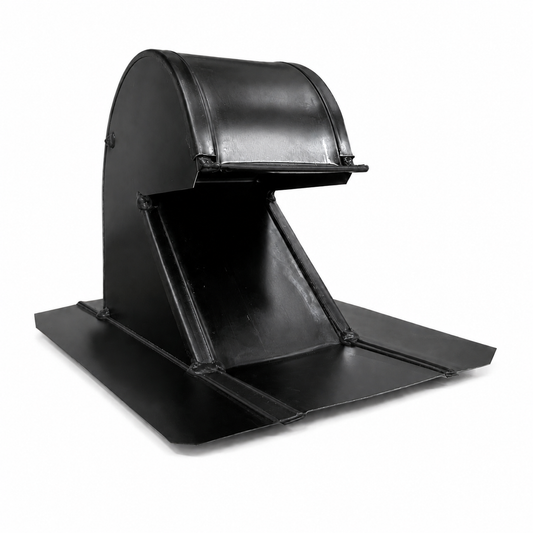 Black 4" Galvanized Roof Vents