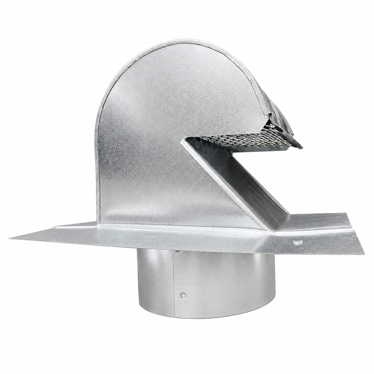 4" collared galvanized steel roof vent
