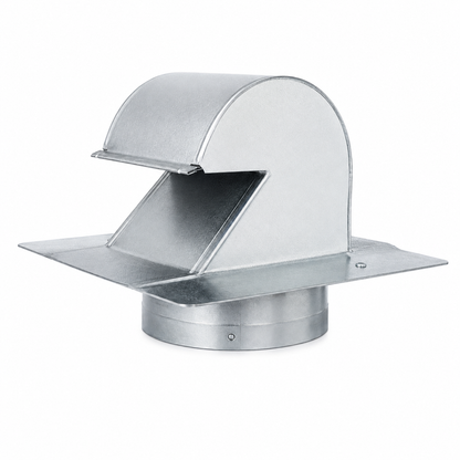 6" collared galvanized steel roof vent