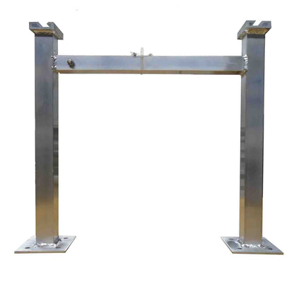 The Metals Shop Engineered Legs for condenser stand