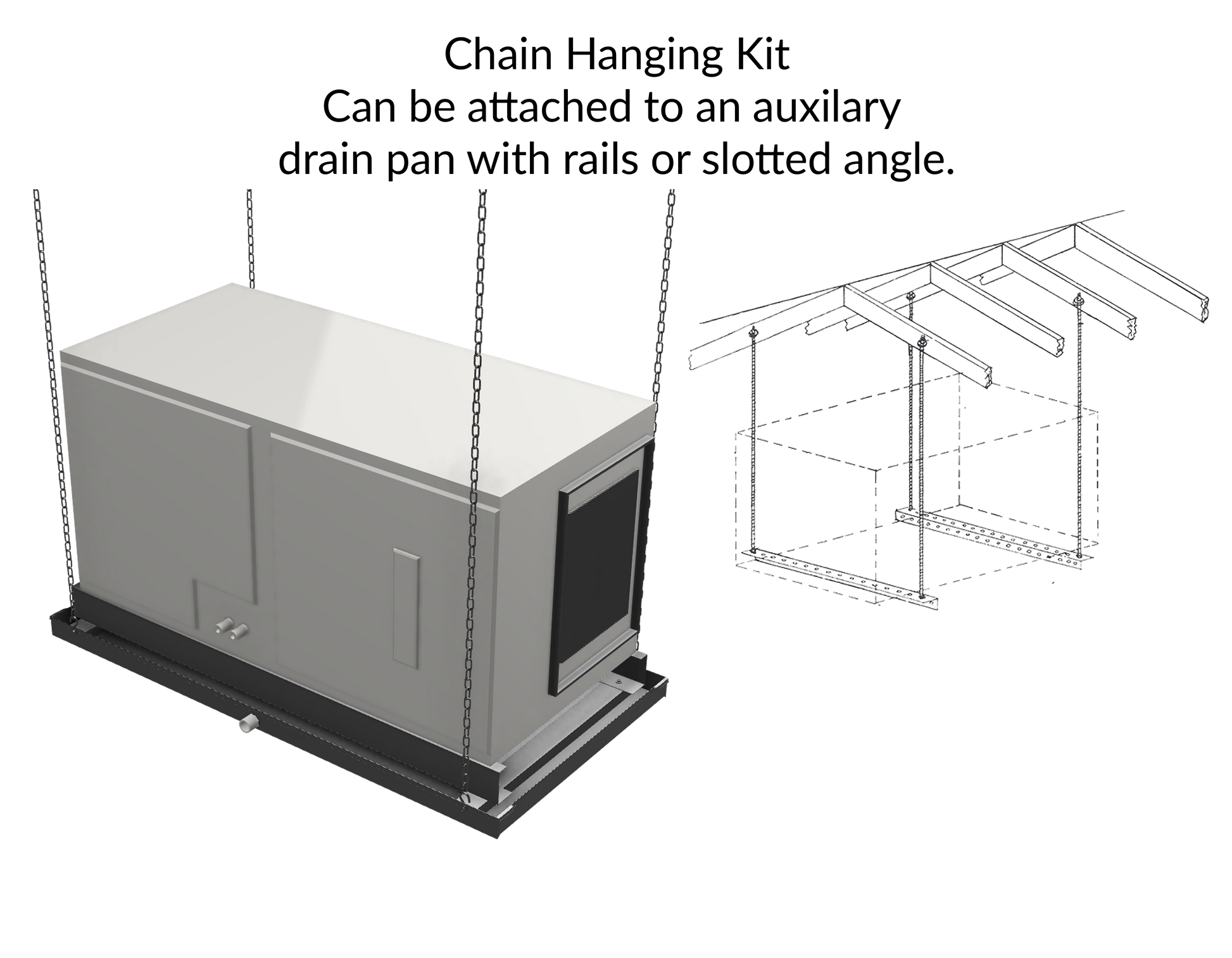 The Metal Shop Chain Hanging Kit Drawing