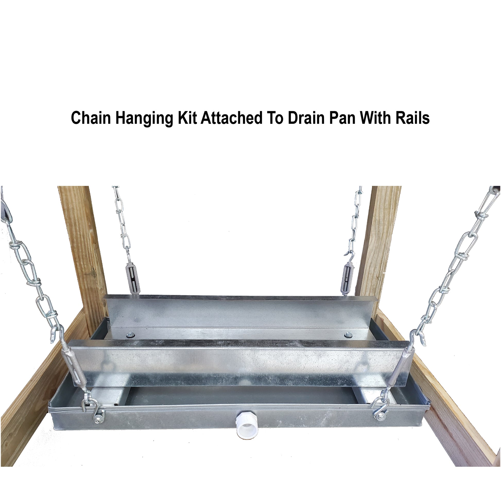 The Metal Shop Chain Hanging Installed