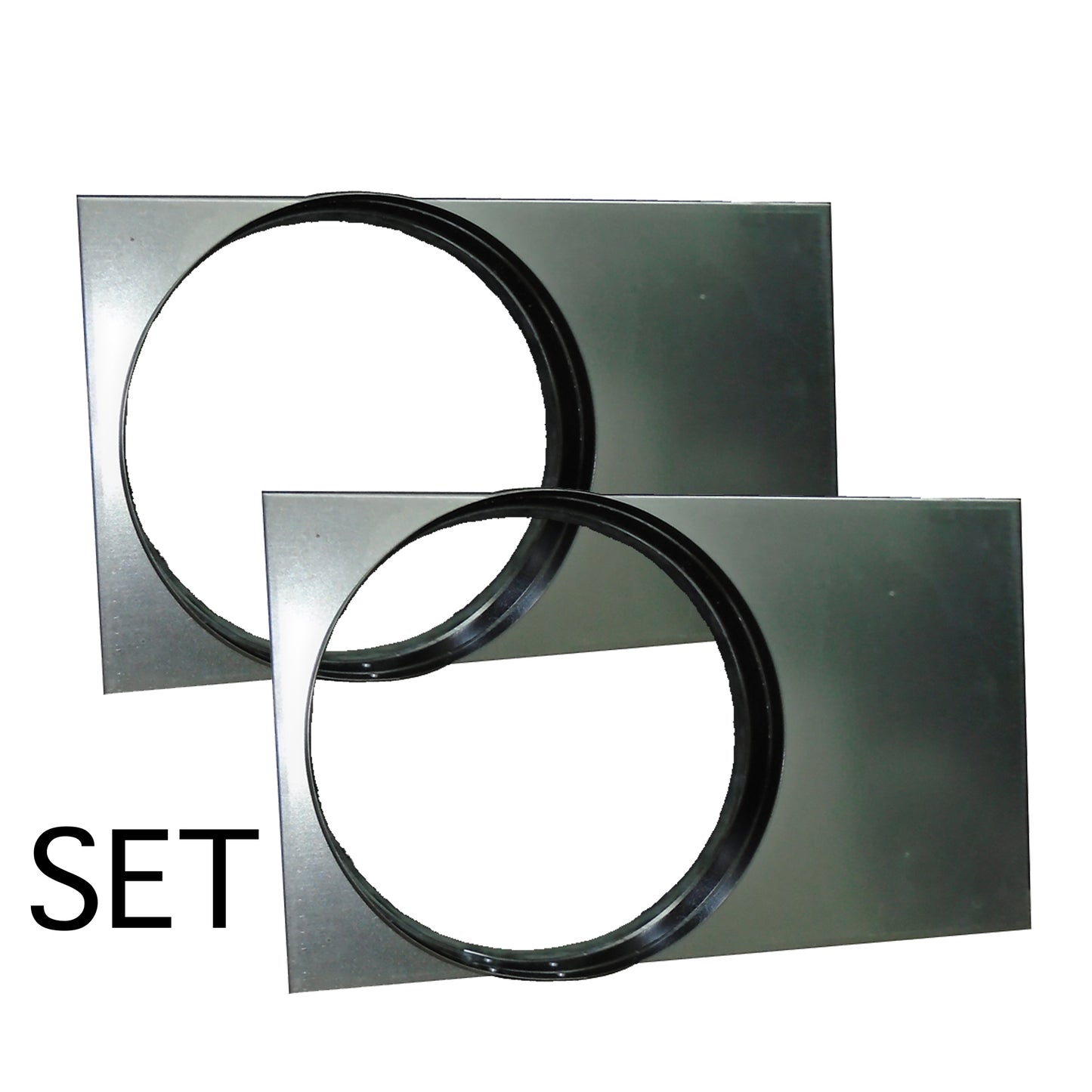 The Metal Shop Package Unit Adapter Square to round set
