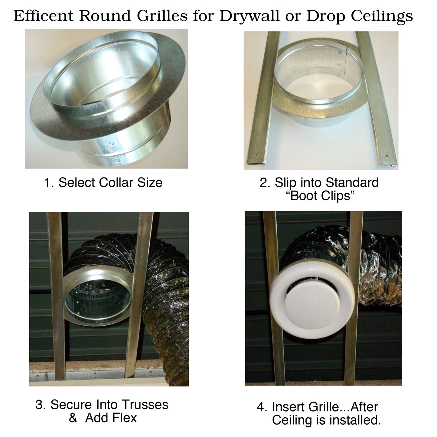 The Metal Shop Round Grille How to install