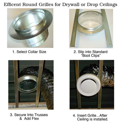 The Metal Shop Round Grille How to install