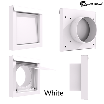Dryer Wall Vent White